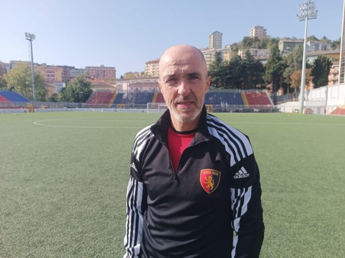 Franco Lerda primo allenamento - Foto Potenza Calcio